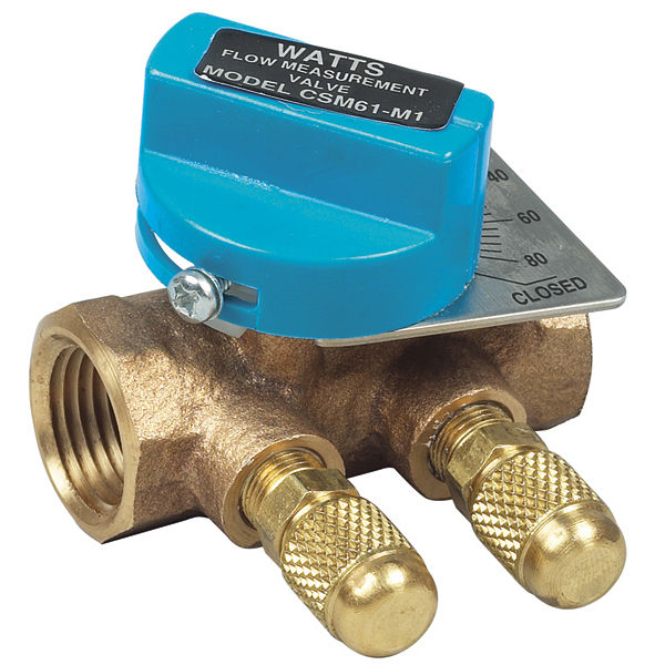 Manual water flow control valve